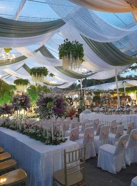 Wedding Roof Decoration Ideas, Tent Ceiling Decorations, Tent Ceiling Draping, Pandal Decoration Ideas, Wedding Canopy Decorations, Wedding Canopy Outdoor, Wedding Ceiling Decorations, Wedding Tent Decorations, Wedding Decorations Ideas