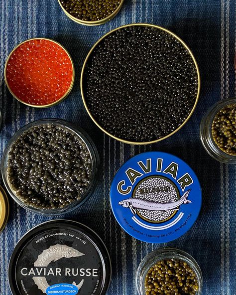 The Best Caviars to Order Directly to Your House in 2022 | Saveur How To Serve Caviar, Restaurant Presentation, Island Creek Oysters, Types Of Caviar, Champagne Pairing, White Sturgeon, Caviar Spoon, Bubbles Photography, How To Thicken Sauce