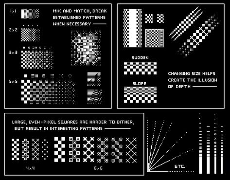 Kadabura on Twitter: "Thought I'd share a small ref sheet I made for my 1-bit shading/dithering style, if anyone's interested!… " Ref Sheet, Pixel Art Tutorial, Cool Pixel Art, Isometric Art, Pix Art, Pixel Art Games, Pixel Art Design, Art Tips, Drawing Tips