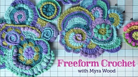 One of my own goals for this year has been to take as many Craftsy crochet classes as I can – and the latest one I’ve taken is Freeform Crochet, taught by the amazing Myra Wood. Here’s my thoughts! Disclaimer: This post includes an affiliate link. For those not familiar with Freeform Crochet, let me [...] Crochet Metal, Vintage Doily, Crochet Classes, Form Crochet, Freeform Crochet, Irish Crochet, Crochet Baby Patterns, Crochet Techniques, Learn To Crochet