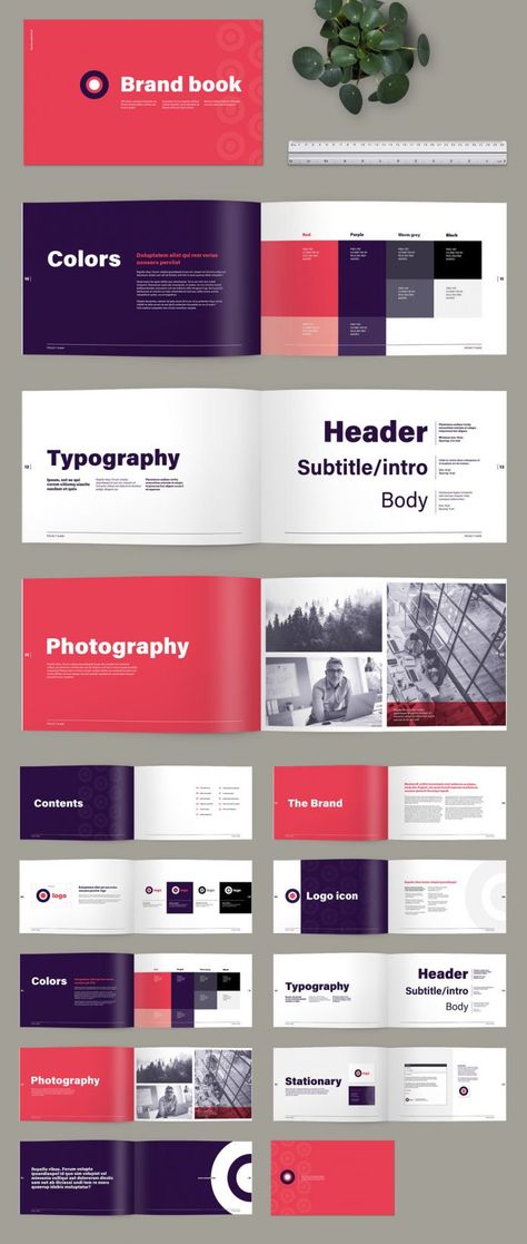 Guide Book Layout, Brand Guidelines Book, Brand Guidelines Design, Adobe Indesign Templates, Brand Guidelines Template, Style Guide Design, Manual Design, Brand Manual, Presentation Layout