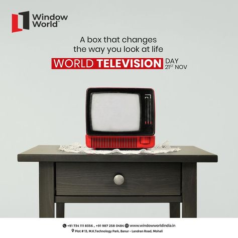 All thanks to television for it brought the whole world to us, much closer than it is for real. Happy World Television Day to everyone. #televisionday #worldtelevisionday #television #tv #film #actor #movies #actress #tvshow #entertainment #music #love #comedy #televisi #cinema #tvseries #media #windowworld #windowsforlife World Television Day, Box Tv, Entertainment Music, A Day In Life, Music Love, For Real, Tv Series, Entertainment, Tv