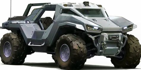 Halo Warthog, 343 Industries, Woo Pig Sooie, Halo Infinite, Futuristic Cars, Vehicle Design, Armored Vehicles, Modified Cars, Offroad Vehicles