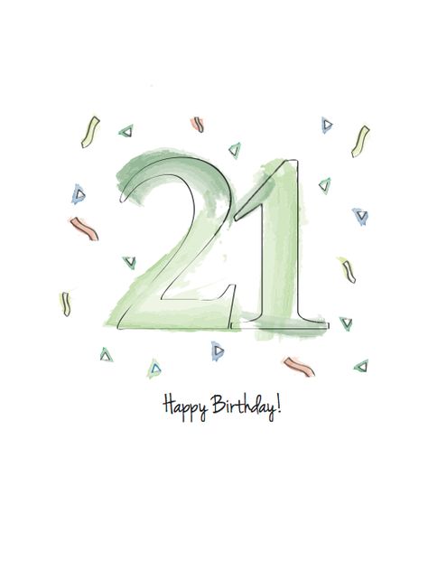 21st Birthday Card Watercolour 21st Birthday Card, 21st Birthday Card Ideas For Guys, 21st Birthday Cards For Guys, 21 Birthday Card Ideas, Diy 21st Birthday Cards, 21st Birthday Card Ideas, 21 Birthday Card, 20th Birthday Card, Happy 21st Birthday Cards