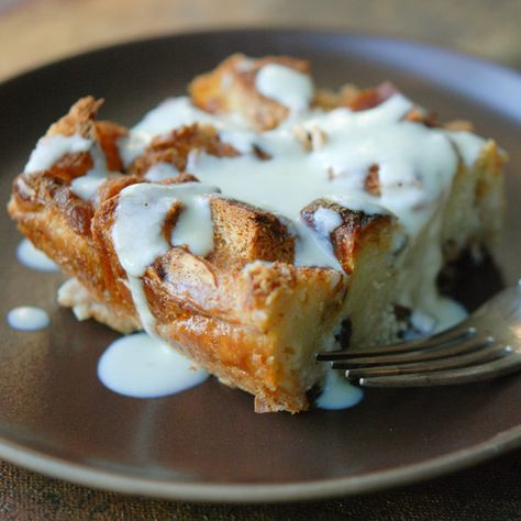 Bread Pudding with Irish Whiskey // More Delicious Bread Puddings: http://www.foodandwine.com/slideshows/bread-pudding-desserts #foodandwine Challah Bread Pudding, Bread Pudding Dessert, Banana Bread Pudding, Whiskey Recipes, Chocolate Bread Pudding, Whoopie Pie, Challah Bread, Chocolate Bread, A Piece Of Cake