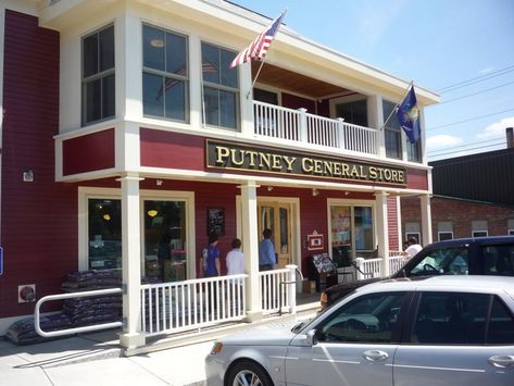 The Putney, VT General Store Best Small Towns In Vermont, Putney Vermont, Small Town In The Mountains, Okemo Mountain Vermont, Green Mountain Inn Stowe Vermont, Massachusetts Travel, East Coast Travel, New England Travel, Quaint Village