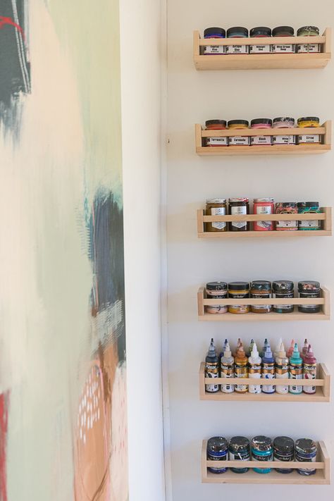 Art Studio Supplies, Painting Studio Ideas, Atelier Studio Design, Art Studio Design Workspaces, Ikea Art Studio, Home Art Studio Design, Artist Studio Ideas, Home Art Studio Ideas, Art Studio Apartment