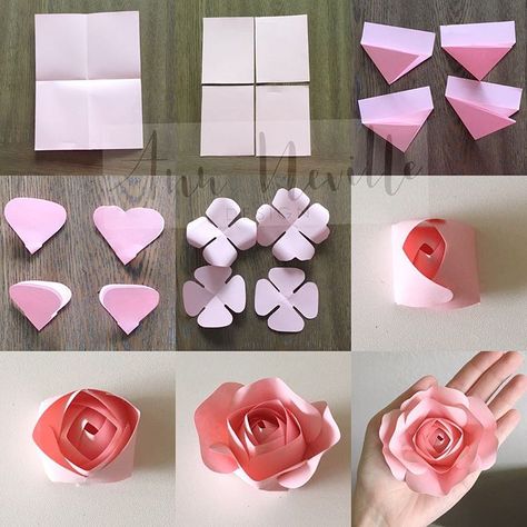 Small paper flowers diy