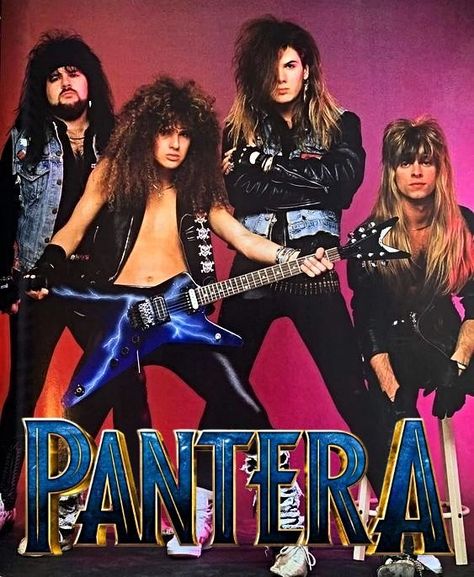 80s Metal Bands, Pantera Band, Vinnie Paul, Groove Metal, Dimebag Darrell, Famous Musicians, Musica Rock, Glam Metal, Power Metal