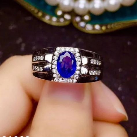 Sapphire Ring For Men, Mens Sapphire Ring, Sapphire Gem, January Birthstone Jewelry, Blue Sapphire Gemstone, Beautiful Wedding Rings, Personalized Gifts For Men, Blue Sapphire Ring, Ring Wedding Band