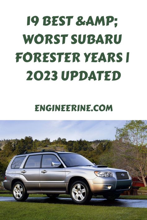 19 Best &amp; Worst Subaru Forester Years | 2023 Updated Forrester Subaru, Subaru Forester Aesthetic, Subaru Forester Lifted, Forester Subaru, Rugged Aesthetic, Subaru Forester Xt, Subaru Cars, Blue Books, Infotainment System