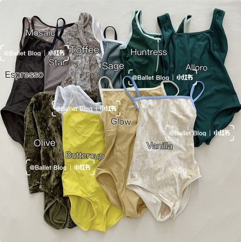 Yumiko Leotard Ideas Color Combos, Ballet Warmup Outfit, Yumiko Leotard Ideas, Ballet Leotards Yumiko, Ballet Leo, Ballet Fits, Yumiko Dancewear, Dance Outfits Ballet, Ballet Attire