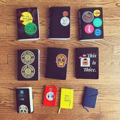 The year in notebooks - Austin Kleon Field Notes Journal, Austin Kleon, Moleskine Journal, Mo Willems, My Diary, Commonplace Book, Artist Journal, Pocket Planner, Pocket Notebook