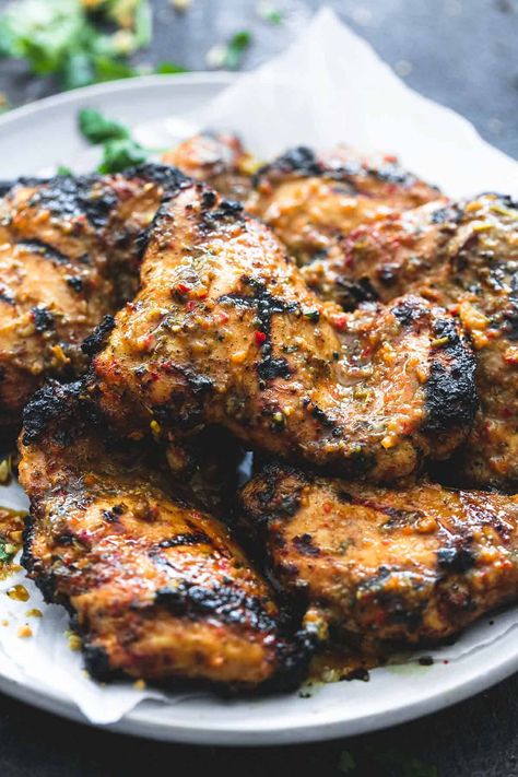 Jerk Chicken Breast, Grilled Jerk Chicken, Jerk Chicken Recipe, Jamaican Jerk Chicken, Grilled Chicken Thighs, Jamaican Jerk, Summer Grilling Recipes, Jerk Chicken, Grilled Chicken Recipes