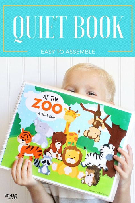 Printable Quiet Book, Joy School, Zoo Book, Quiet Games, Fun Mom, Diy Quiet Books, Quiet Time Activities, Quiet Book Patterns, Busy Books