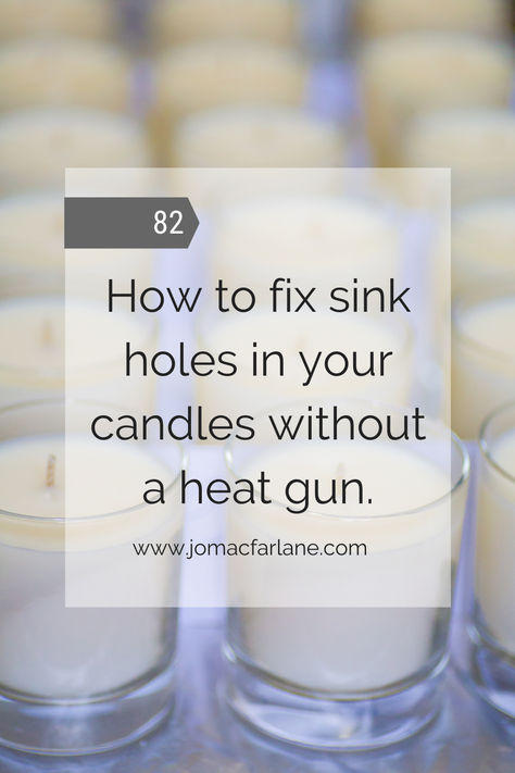 How to fix sink holes in your candles without a heat gun Valentines Candles, Cream Candles, Valentine Candles, Bathroom Candles, Making Candles, Candle Maker, Homemade Candles, Home Scents, Luxury Candles