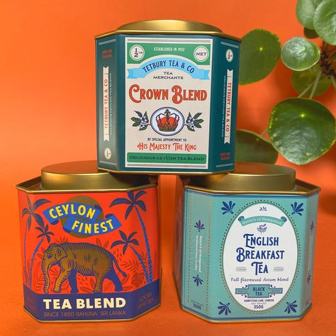 Tea Tins Packaging, Tea Tin Packaging Design, Tea Tin Packaging, Vintage Tea Packaging, Mini Templates, Asian Packaging, Nutrition Design, Tea Shelf, Tea Box Design