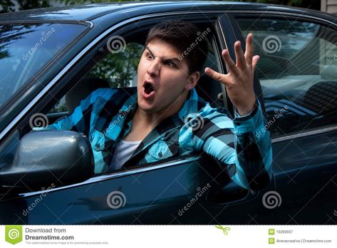 Man Expressing Road Rage. An irritated young man driving a vehicle is expressing #Sponsored , #AD, #sponsored, #Road, #Man, #irritated, #Rage Road Man, Road Rage, Water Colors, Stock Photography Free, Art Illustration, Transportation, Design Art, Stock Images, Road