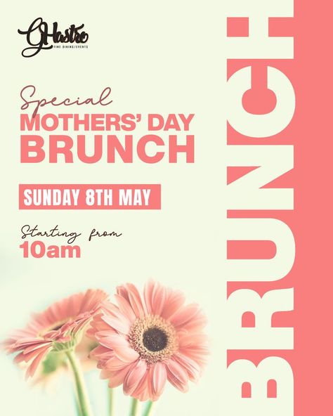 Mothers Day Flyer, Brunch Flyer, Mother's Day Promotion, Promo Flyer, Mothers Day Brunch, Food Graphic Design, Art Poster Design, Promotional Design, Mom Day