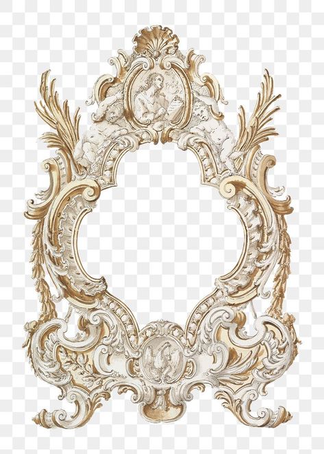 Vintage Mirror Frame, Holography, Vintage Png, Mirror Vintage, Png Vintage, Png Aesthetic, Cute Frames, Ancient Designs, Frame Png