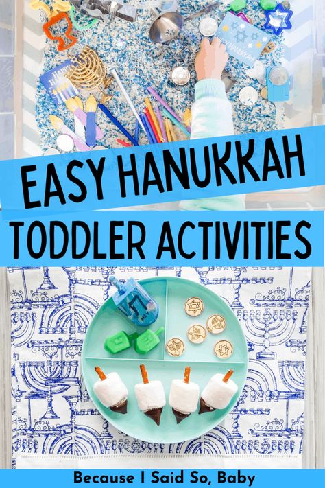 Chanukah Crafts For Toddlers, Chanukah Decorations Diy, Hanukkah Toddler Crafts, Hanukkah Prek Activities, Hannukah Activities Toddlers, Hanukkah Toddler Activities, Chanukah Preschool Activities, Haunakka Crafts Preschool, Hanukkah Theme Preschool