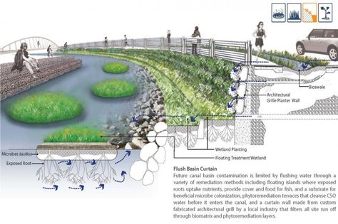 Gowanus Lowline: Connections Landscape Architecture Graphics, Wetland Park, Best Landscape, Architecture Graphics, Landscape Plan, Landscape Architecture Design, Plan Drawing, Landscape Plans, Cool Landscapes