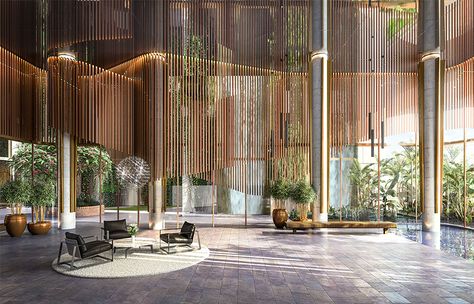 CAPTION Apartment Lobby Interior Design, Modern Hotel Lobby, Apartment Lobby, Luxury Hotels Lobby, Hotel Lobby Design, Lobby Interior Design, Hotel Reception, Lobby Interior, Hotel Interior Design