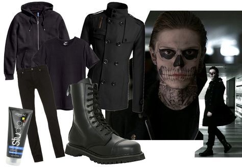 Tate Halloween Costume, American Horror Story Costumes, Evan Peters American Horror Story, American Horror Stories, Tate And Violet, Tate Langdon, Hunter Outfit, Hallowen Costume, Cute Couple Halloween Costumes