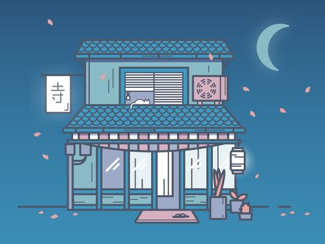 Dessert Illustration, Cute Store, Storefront Design, Building Illustration, Shop Illustration, Japanese Store, House Illustration, Building Art, House Drawing