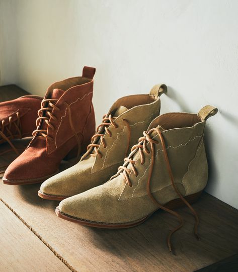 Bird Of Flight Lace-Up Boots | Fall Boots Fall Winter Shoes, Wedding Boots, Fall Boots, Anthropologie Shoes, Lace Up Booties, Stiletto Pumps, Boots Fall, Fall Shoes, Made In Brazil