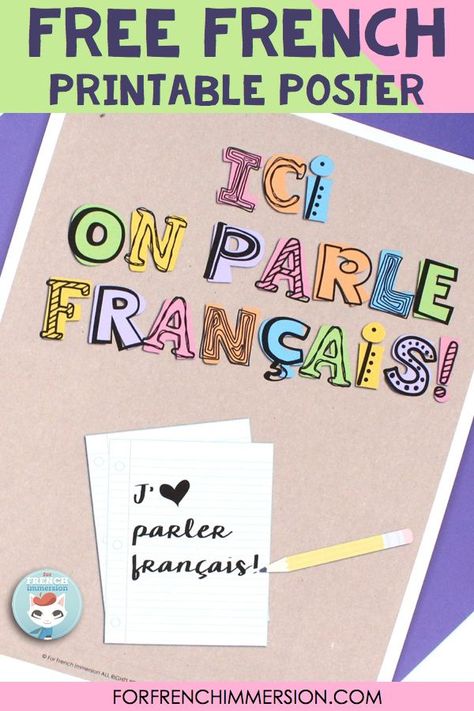 French Class Decoration Ideas, French Posters For Classroom, French Immersion Classroom Decor, French Classroom Decorations Ideas, French Classroom Display, French Kindergarten, French Prepositions, French Classroom Decor, Teacher Cricut