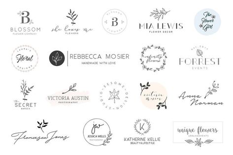 Here are over 100 logo designs inspirations for your own creative business. Lately, I've been looking around for some logo ideas for my website and have come across some really talented & amazing logo and graphic designers - and I thought I'd share some of them with you today. I figured it'd be a huge help for others also looking around for logo ideas or if you perhaps wanted to even create one for yourself! Minimalist Logo Branding, Typography Logo Inspiration, 100 Logo, Fonts Handwriting, Decor Business, Free Handwriting, Logo Design Inspiration Creative, Design Studio Logo, Logo Design Inspiration Branding