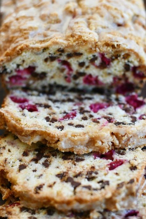 Cranberry Chocolate, Chocolate Chip Bread, Orange Glaze, Frozen Cranberries, Bread Serving, Streusel Topping, Quick Breads, Bread Cake, Decadent Chocolate