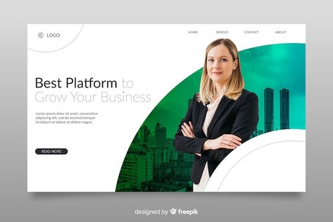 Woman Website Design, Business Landing Page, Home Page Design, Technology Template, Presentation Design Layout, Banner Design Inspiration, Graphic Design Flyer, Design Technology, Social Media Design Inspiration