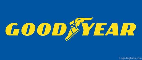 Goodyear Tire logo Logo And Tagline, Charles Goodyear, Logo Tagline, Goodyear Tires, Tyre Brands, Corporate Logo, Company Slogans, Flat Tire, Truck Lights