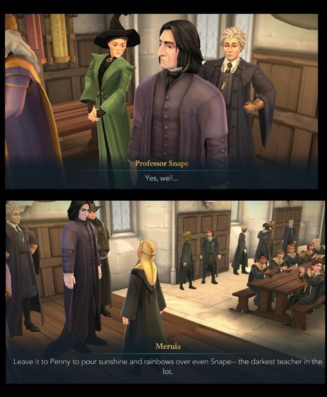 Snape Hogwarts Mystery, Harry Potter Games, Hogwarts Mystery, Alan Rickman, Severus Snape, Hogwarts, Harry Potter, Memes