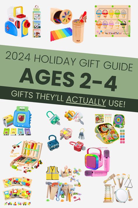 Searching for the perfect holiday gifts for toddlers aged 2-4? This 2024 gift guide is packed with fun, educational toys like wooden puzzles, musical instruments, karaoke players, and more! These gifts encourage creativity, learning, and motor skill development. Shop now for the best toddler presents! As an Amazon affiliate, I earn from qualifying purchases. #holidaygifts #toddlergifts #giftguide2024 #toddlertoys #educationaltoys #christmasgiftguide #amazonaffiliate Gift Ideas For Toddlers, Toddler Presents, Toy Gift Guide, Gifts For Toddlers, Best Toddler Toys, Key Locks, Toddler Christmas Gifts, Kids Bean Bags, Christmas Guide