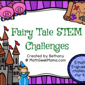 Fairy Tale Stem Activities, Fairy Tale Math, Fairy Tale Science, Fairy Tales Preschool Activities, Simple Stem Challenges, Fairy Tale Stem, Fairy Tale Projects, Fairy Tales Kindergarten, Fairytale Lessons