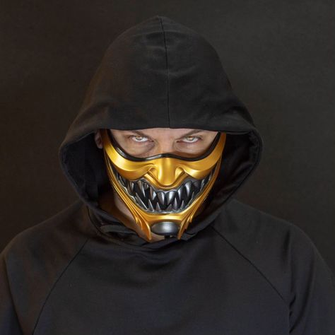 Scorpion Mask - Grandmaster’s Godai Mask MK11 #scorpion #cosplayukraine #cosplay #handmade #craft #mk11 #mortalkombat #mask #anotherfacecraft #etsyseller #etsyshop #gift Scorpion Mask, Mouth Mask, April 22, Scorpion, Etsy Seller, Mask, Etsy Shop, On Instagram, Instagram