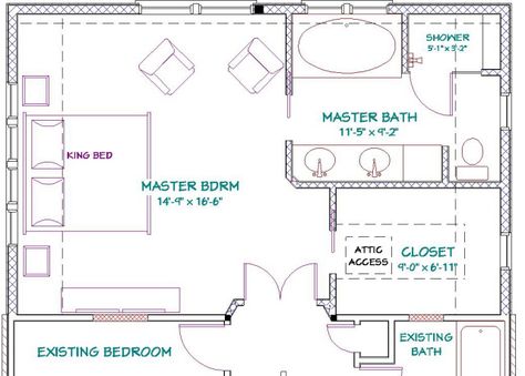 plans master bedroom with bathroom - Bing Images Suite Plan, Master Suite Layout, Master Suite Floor Plan, Addition Plans, Master Suite Addition, Best Kitchen Design, Bedroom Addition, House Addition, Bathroom Plan