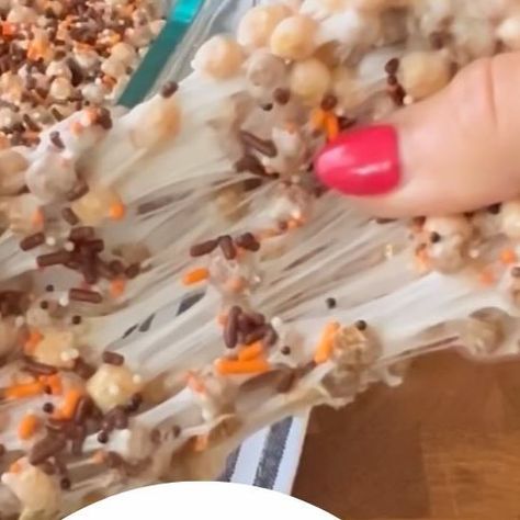 Taryn Camp on Instagram: "Reeses Minis Marshmallow Treats 😃 Am I missing any flavors? Hmmm. These are super easy and of course always good…hard to mess up 😂 You can always use the standard Krispies treats recipe and just add in a half cup of fluff! 3 tablespoons butter 1 package (10 oz., about 40) JET-PUFFED Marshmallows 6-8 cups cereal (I used the whole box but use whatever marshmallow to cereal ratio you like!) #cereal #reeses #sprinkles #marshmallows #marshmallowtreats #marshmallowfluff # Reeses Mini Marshmallow Treats, Reese Mini Marshmallow Treats, Reeces Mini Marshmallow Treats, Reese’s Puff Marshmallow Treats, Reese’s Mini Marshmallow Treats, Reese’s Peanut Butter Cup Rice Crispy Treats, Reese’s Cereal Rice Krispie Treats, Jet Puffed Marshmallows, Marshmallow Treats