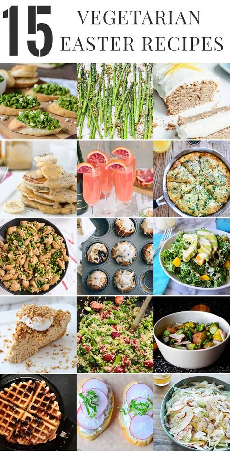 Healthy Vegetarian Easter Recipes - Delish Knowledge Vegetarian Easter Recipes, Vegetarian Easter, Easter Hosting, Healthy Easter Recipes, Vegan Easter Recipes, Healthy Vegetarian Recipes, Easter Food Appetizers, Meat Meals, Vegan Easter