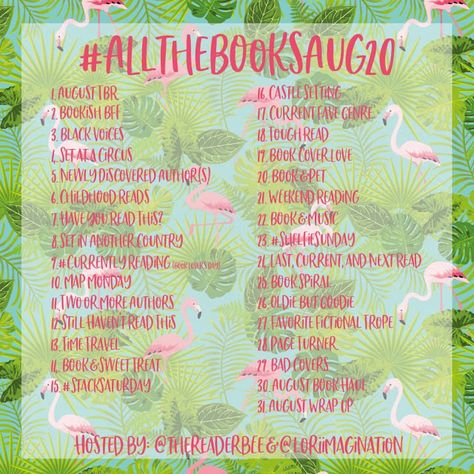 August Bookstagram Challenge  #AlltheBooksAug20 Bookstagram Challenge, Book Friends, Reading List Challenge, August Challenge, List Challenges, Bookish Stuff, Photo Prompts, Weekend Reading, Bookstagram Inspiration