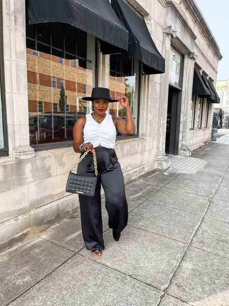 Fedora Hat Outfit Summer, Boater Hat Outfit, Wide Brim Hat Outfit, Fedora Hat Outfit, Brim Hat Outfit, Hat Outfit Summer, Fedora Hat Outfits, Hat Outfit, Boater Hat