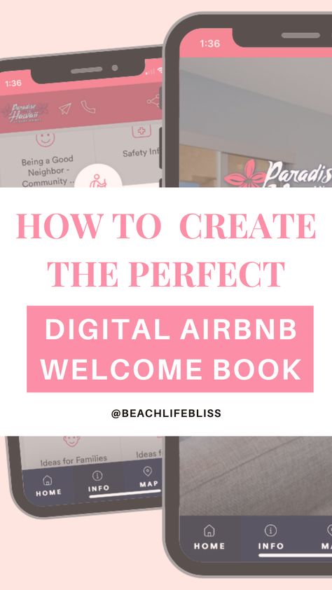 Air Bnb Guest Book Ideas, Airbnb Welcome Book Template Free, Airbnb Marketing, Airbnb Essentials, Rental House Ideas, Airbnb Templates, Airbnb Furniture, Air Bnb Tips, Jungle Bird