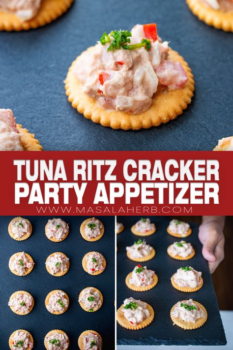 When you need an appetizer that’s quick, tasty, and affordable, Tuna Ritz Bites are the answer. Made with canned tuna and a handful of ingredients, they’re easy to whip up. Crisp and flavorful, they’re sure to delight your guests. Canned Tuna Appetizer, Tuna Appetizers For Party, Tuna Ball, Tuna And Crackers, Ritz Cracker Appetizers, Meaty Appetizers, Tuna Appetizer, Seafood Cravings, Crackers Appetizers