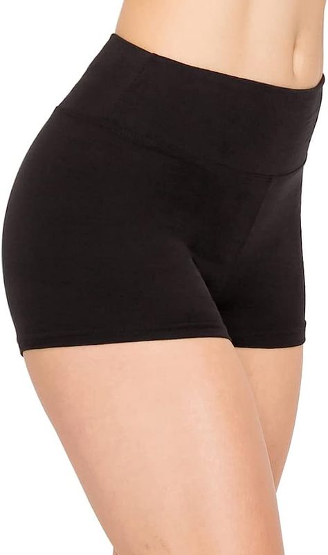 ALWAYS Women Workout Yoga Shorts - Premium Buttery Soft Solid Stretch Cheerleader Running Dance Volleyball Short Pants Volleyball Short, Womens Athletic Shorts, Volleyball Shorts, Slip Shorts, Women Workout, Workout Yoga, Under Dress, Yoga Shorts, Amazon Women