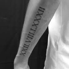 Roman Numeral Tattoo Men Arm, Numerical Tattoos, Roman Numeral Tattoo Men, Men Arm Sleeve, Roman Numeral Tattoo Arm, God Quotes Tattoos, Tattoo Men Arm, Roman Numbers Tattoo, Wrist Tattoos Words