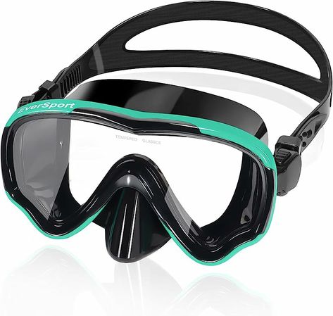 EverSport Swim Goggles Adult with Nose Cover, Clear Diving Mask Wide View No Blurring for Men Women Youth Goggles Swimming, Diving Goggles, Underwater Diving, Women's Diving, Diving Equipment, Swimming Goggles, Travel Gear, Scuba Diving, Men And Women