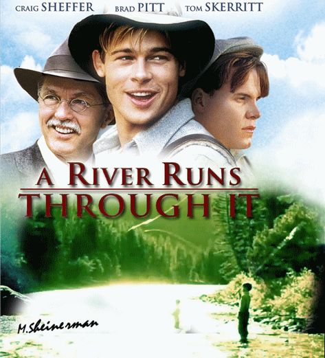 a river runs through it movie poster Craig Sheffer, It Tattoo, Tom Skerritt, A River Runs Through It, It Poster, Missoula Montana, Fried Green Tomatoes, Run Through, Robert Redford